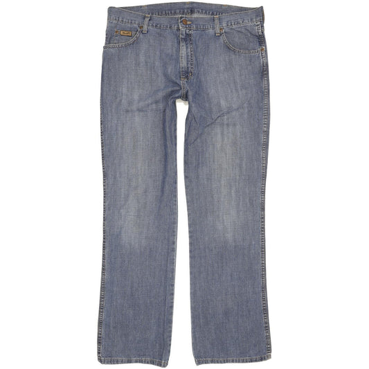 Wrangler Men Blue Straight Regular Jeans W38 L34