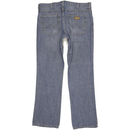 Wrangler Men Blue Straight Regular Jeans W38 L34