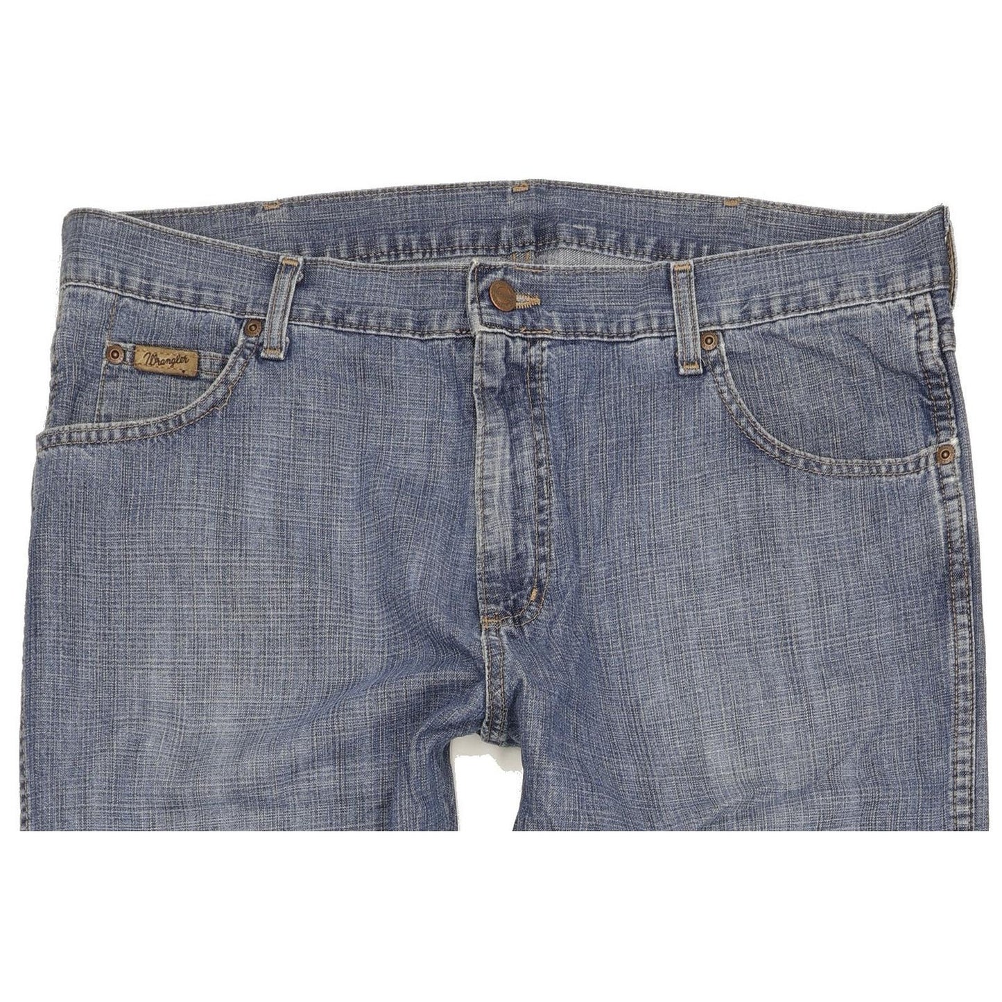 Wrangler Men Blue Straight Regular Jeans W38 L34