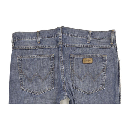 Wrangler Men Blue Straight Regular Jeans W38 L34