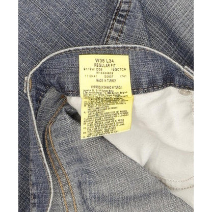 Wrangler Men Blue Straight Regular Jeans W38 L34