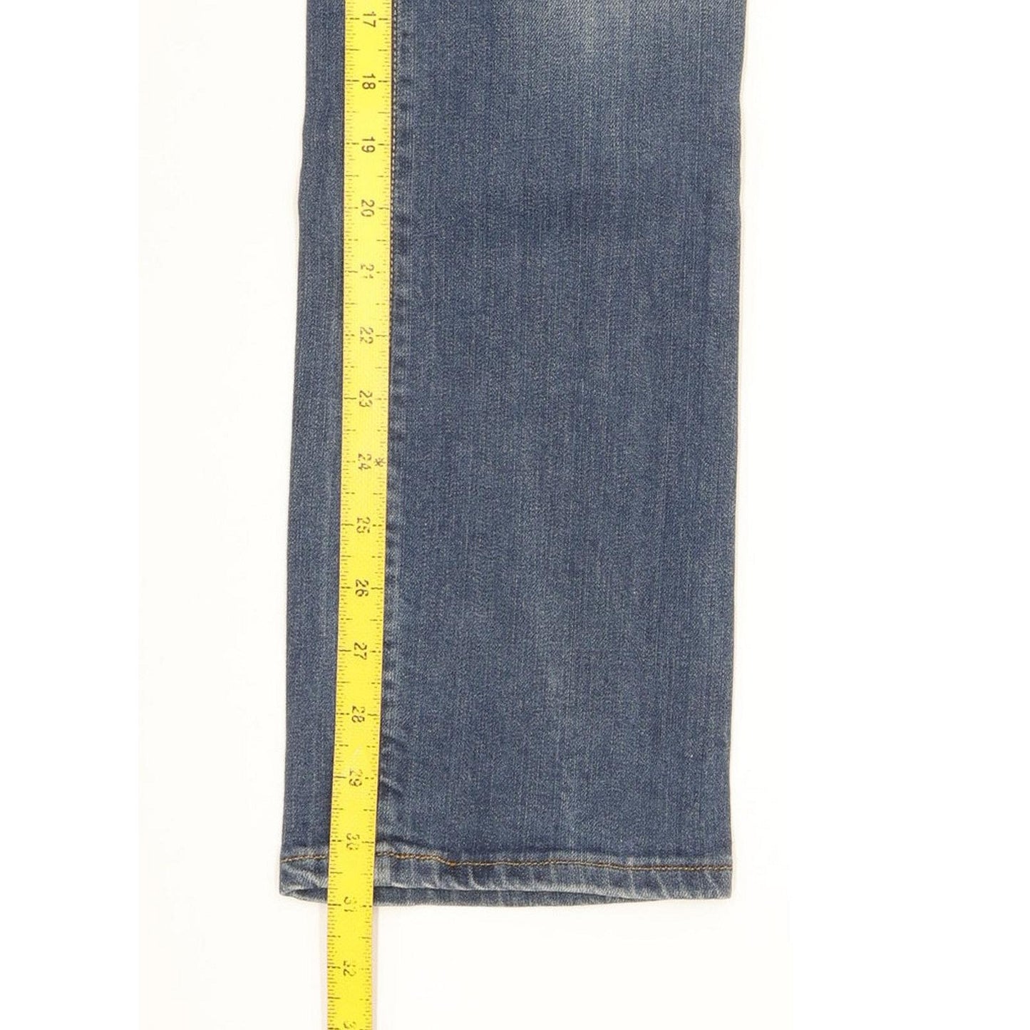 Levi's 470 Women Blue Straight Slim Stretch Jeans W27 L31