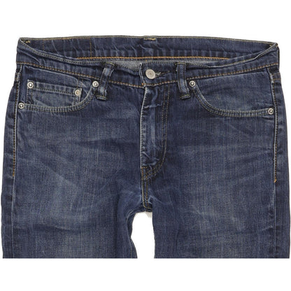 Levi's 510 Men Blue Skinny Slim Stretch Jeans W32 L31