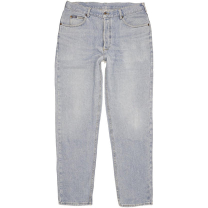 Lee Men Blue Straight Regular Jeans W36 L34