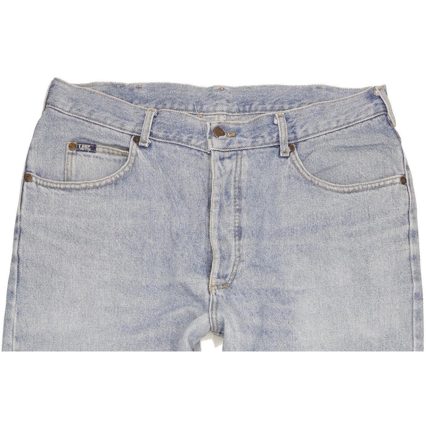 Lee Men Blue Straight Regular Jeans W36 L34