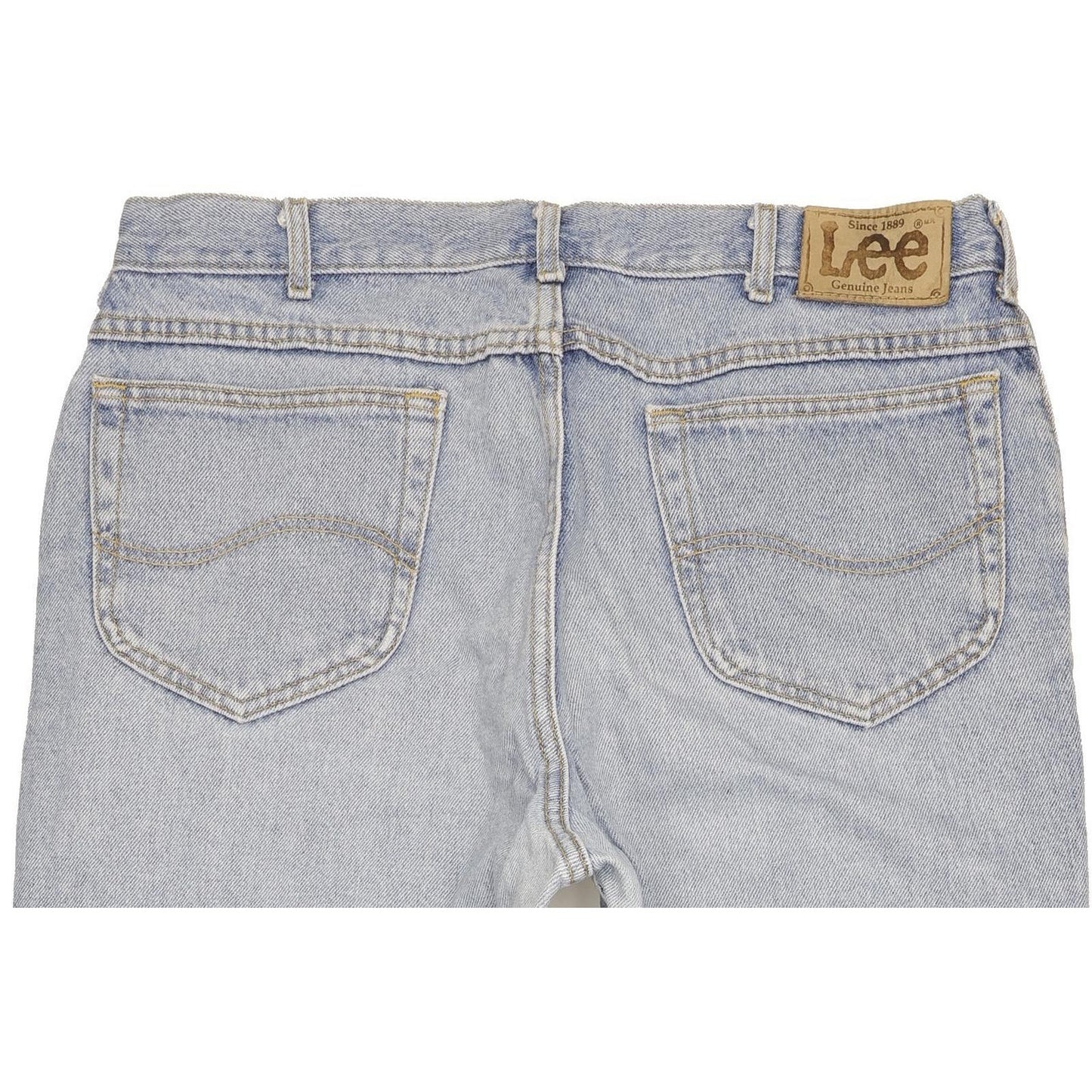 Lee Men Blue Straight Regular Jeans W36 L34