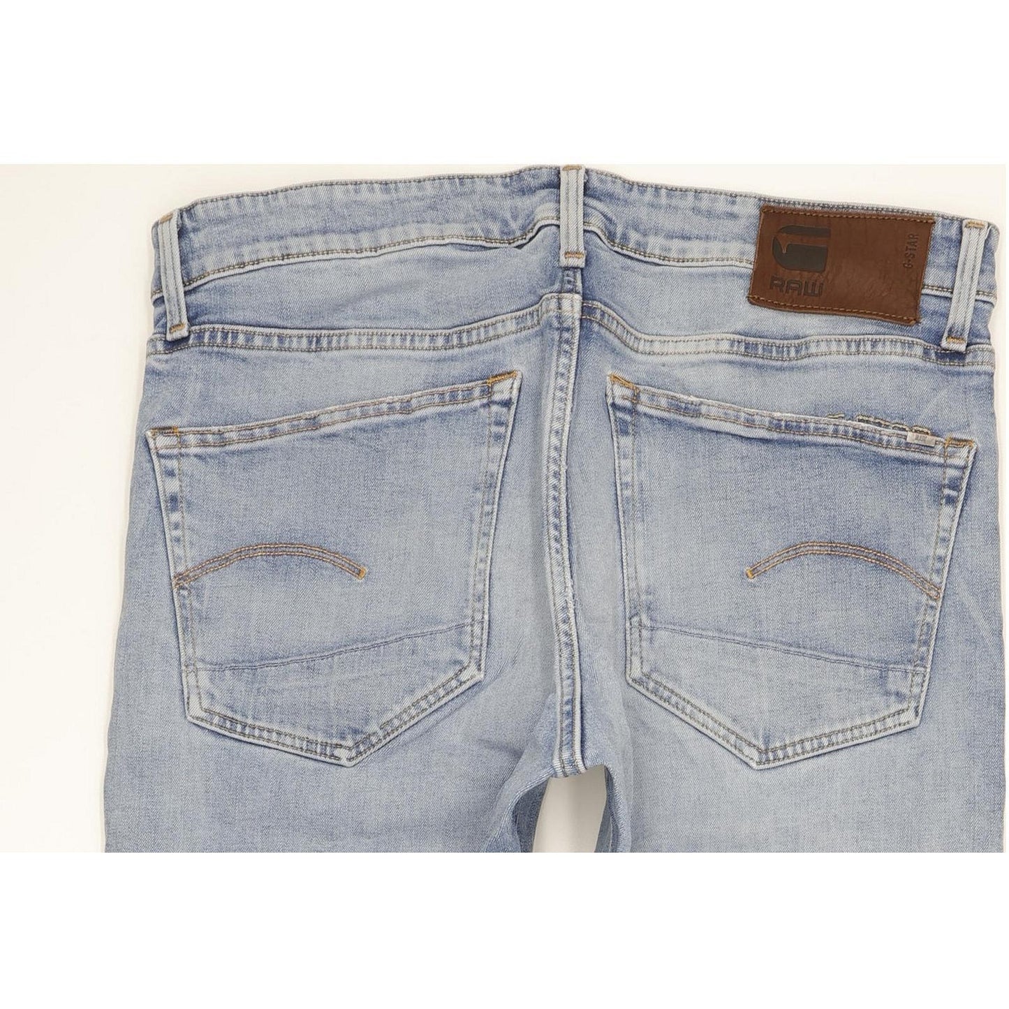 G-Star 3301 Men Blue Tapered Regular Stretch Jeans W34 L32