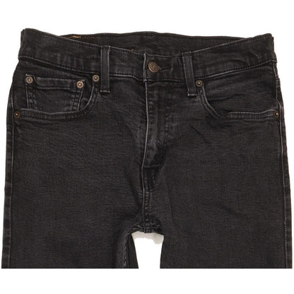 Levi's 512 Lo-Ball Men Black Tapered Slim Stretch Jeans W32 L31