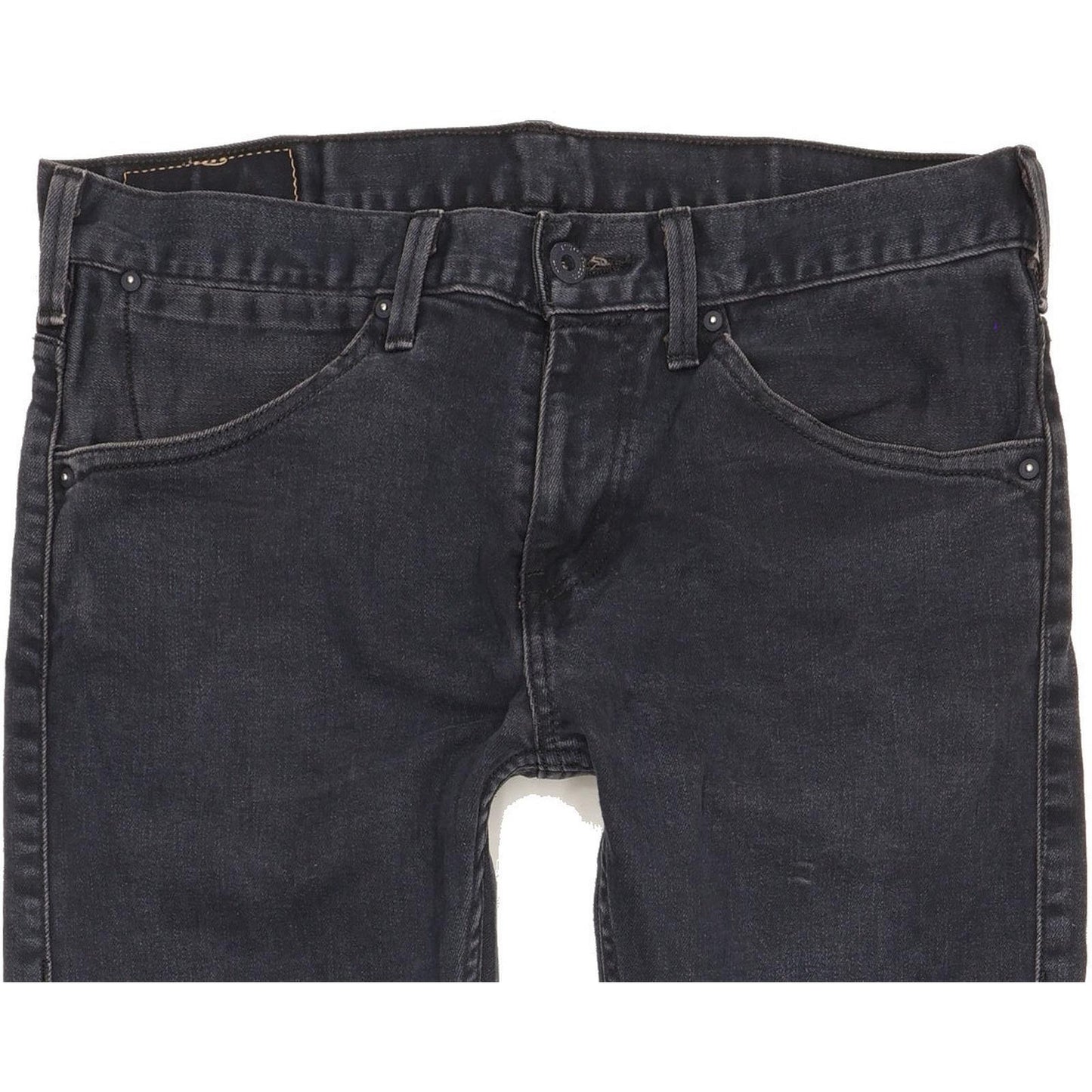 Levi's 504 Men Navy Straight Regular Stretch Jeans W30 L31