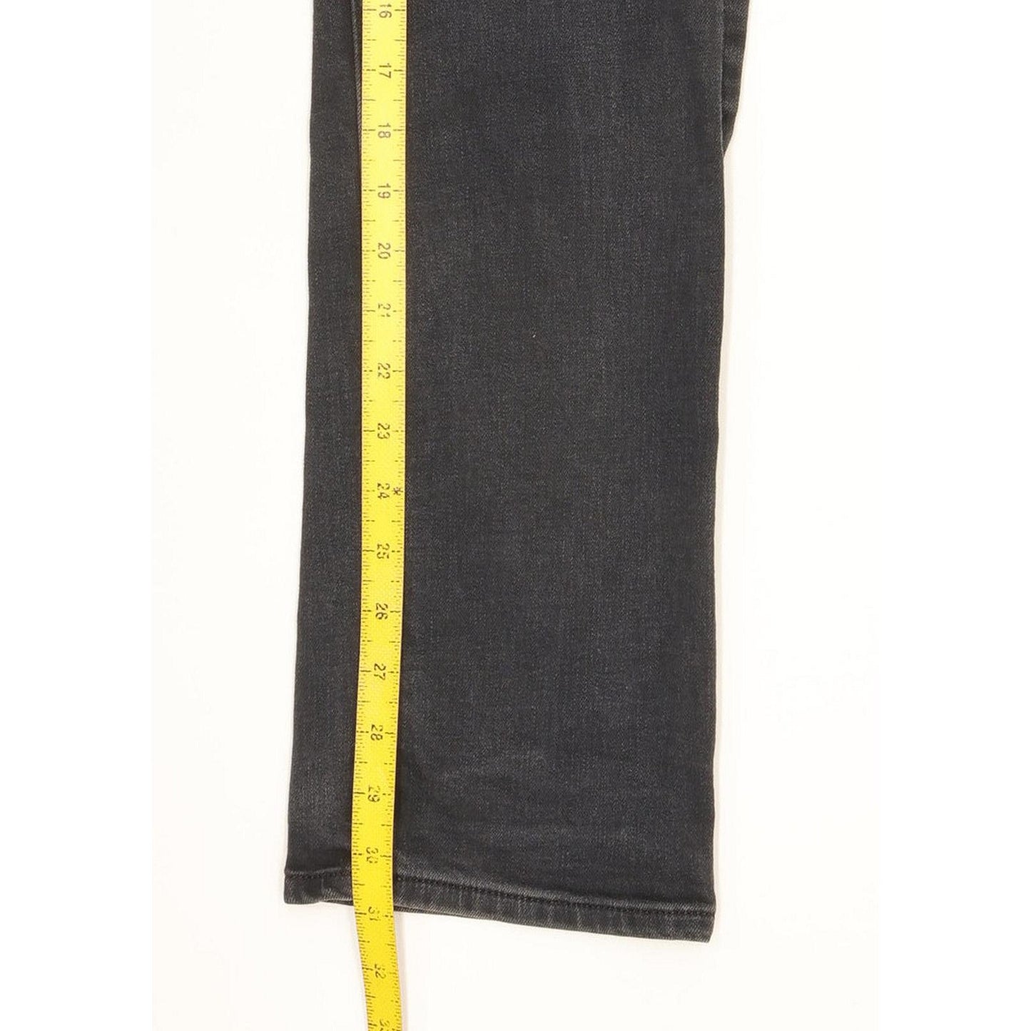 Levi's 504 Men Navy Straight Regular Stretch Jeans W30 L31
