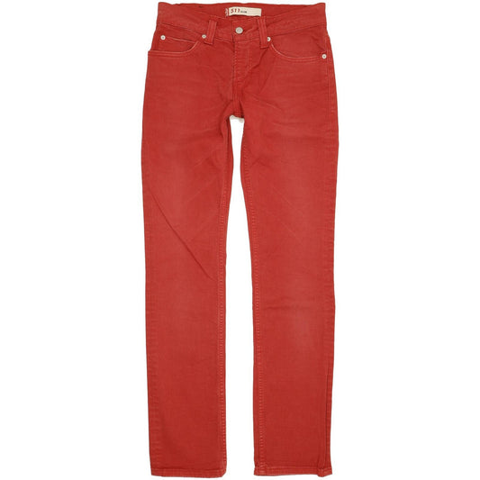 Levi's 511 Men Red Straight Slim Stretch Jeans W31 L34