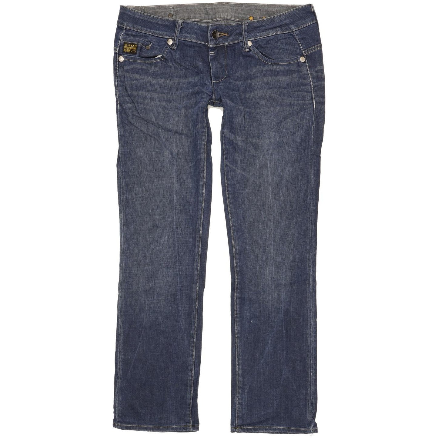 G-Star Midge Women Blue Straight Slim Stretch Jeans W31 L30