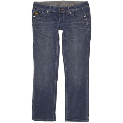 G-Star Midge Women Blue Straight Slim Stretch Jeans W31 L30