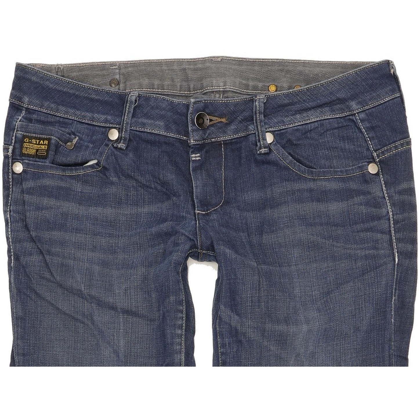 G-Star Midge Women Blue Straight Slim Stretch Jeans W31 L30