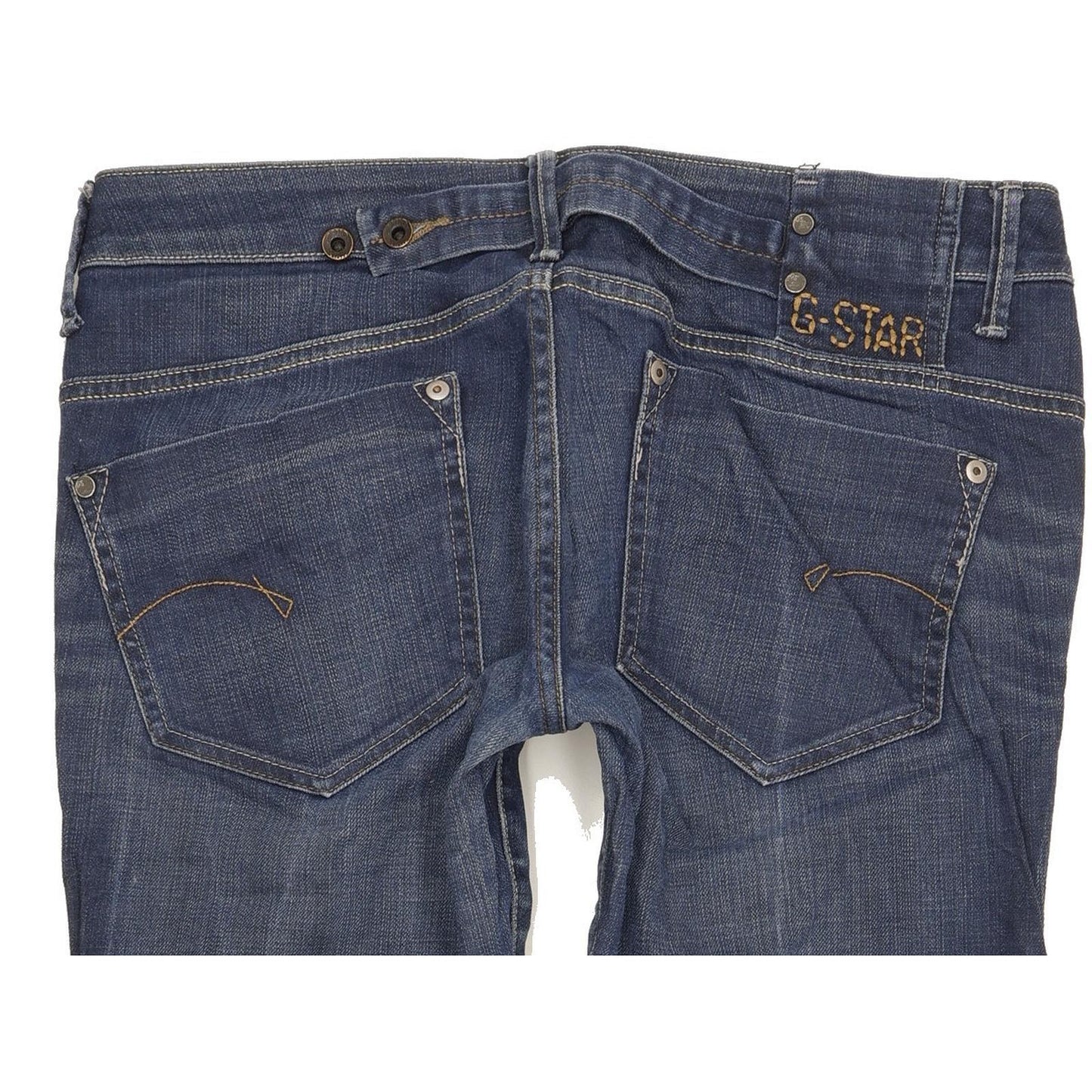 G-Star Midge Women Blue Straight Slim Stretch Jeans W31 L30