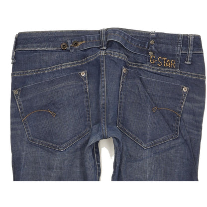 G-Star Midge Women Blue Straight Slim Stretch Jeans W31 L30