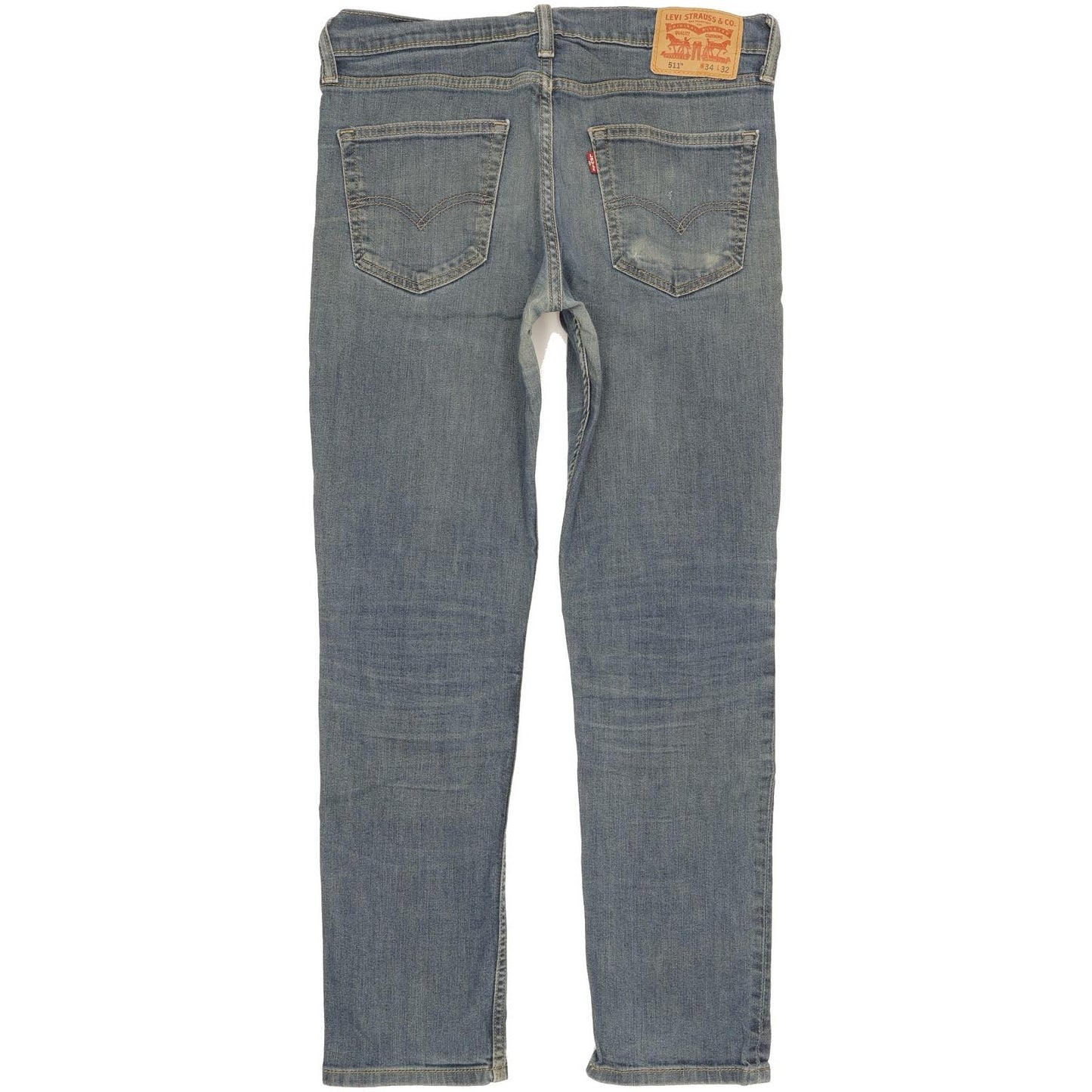 Levi's 511 Men Blue Straight Slim Jeans W34 L30
