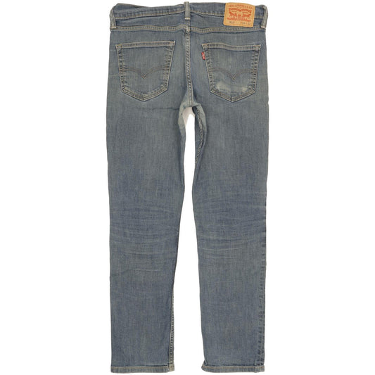 Levi's 511 Men Blue Straight Slim Jeans W34 L30