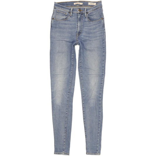 Levi's Mile Blue Skinny Slim Stretch Jeans High Waisted W27 L32