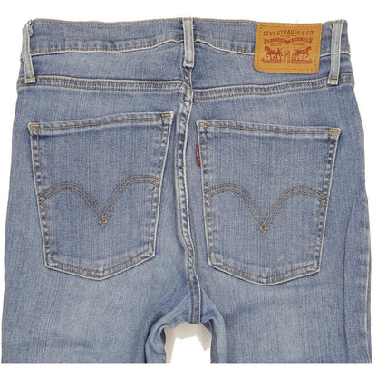Levi's Mile Blue Skinny Slim Stretch Jeans High Waisted W27 L32