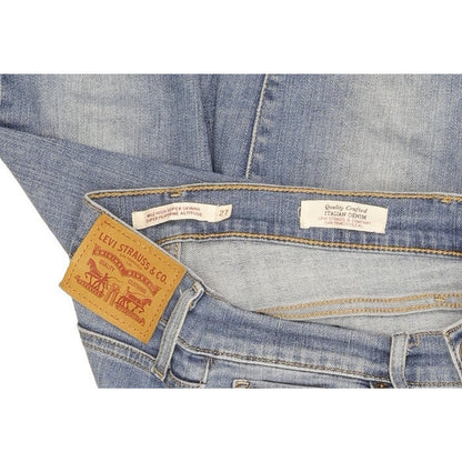 Levi's Mile Blue Skinny Slim Stretch Jeans High Waisted W27 L32