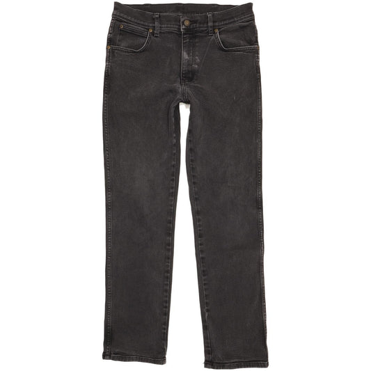Wrangler Men Black Straight Regular Stretch Jeans W31 L31