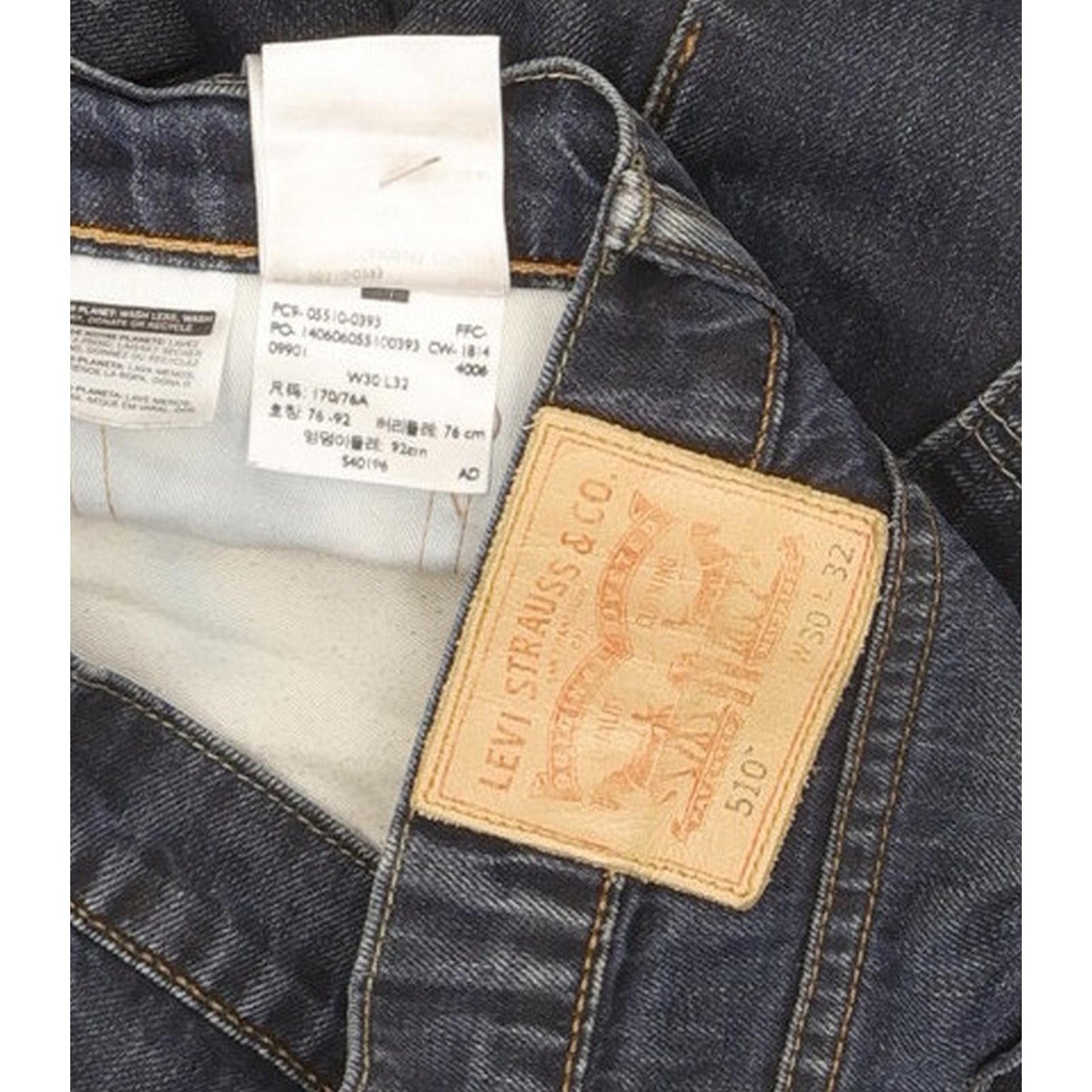Levi's 510 Men Blue Skinny Slim Stretch Jeans W30 L30