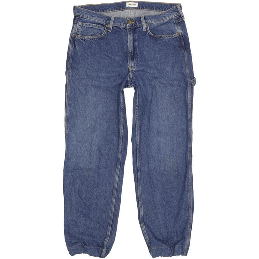 Lee Blue Tapered Regular Jeans High Waisted W34 L32