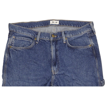 Lee Blue Tapered Regular Jeans High Waisted W34 L32