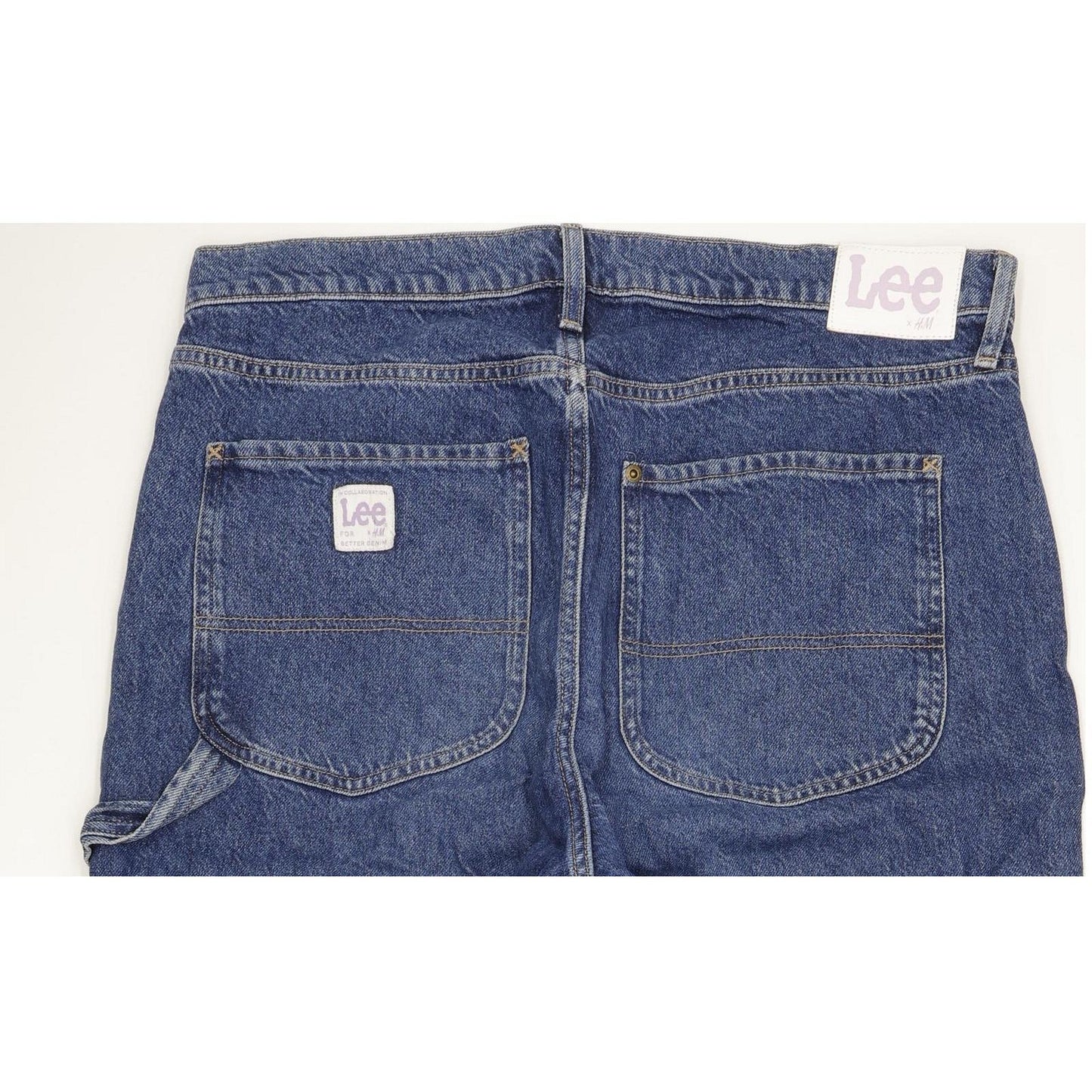 Lee Blue Tapered Regular Jeans High Waisted W34 L32