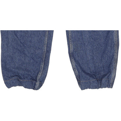 Lee Blue Tapered Regular Jeans High Waisted W34 L32