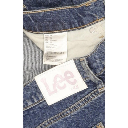 Lee Blue Tapered Regular Jeans High Waisted W34 L32