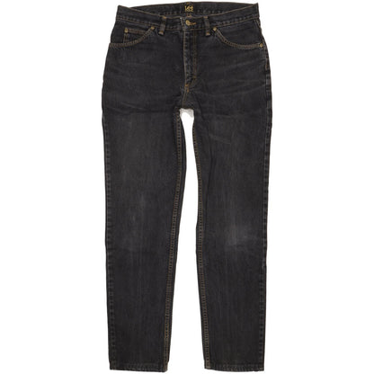 Lee Portland Men Black Tapered Regular Jeans W34 L31