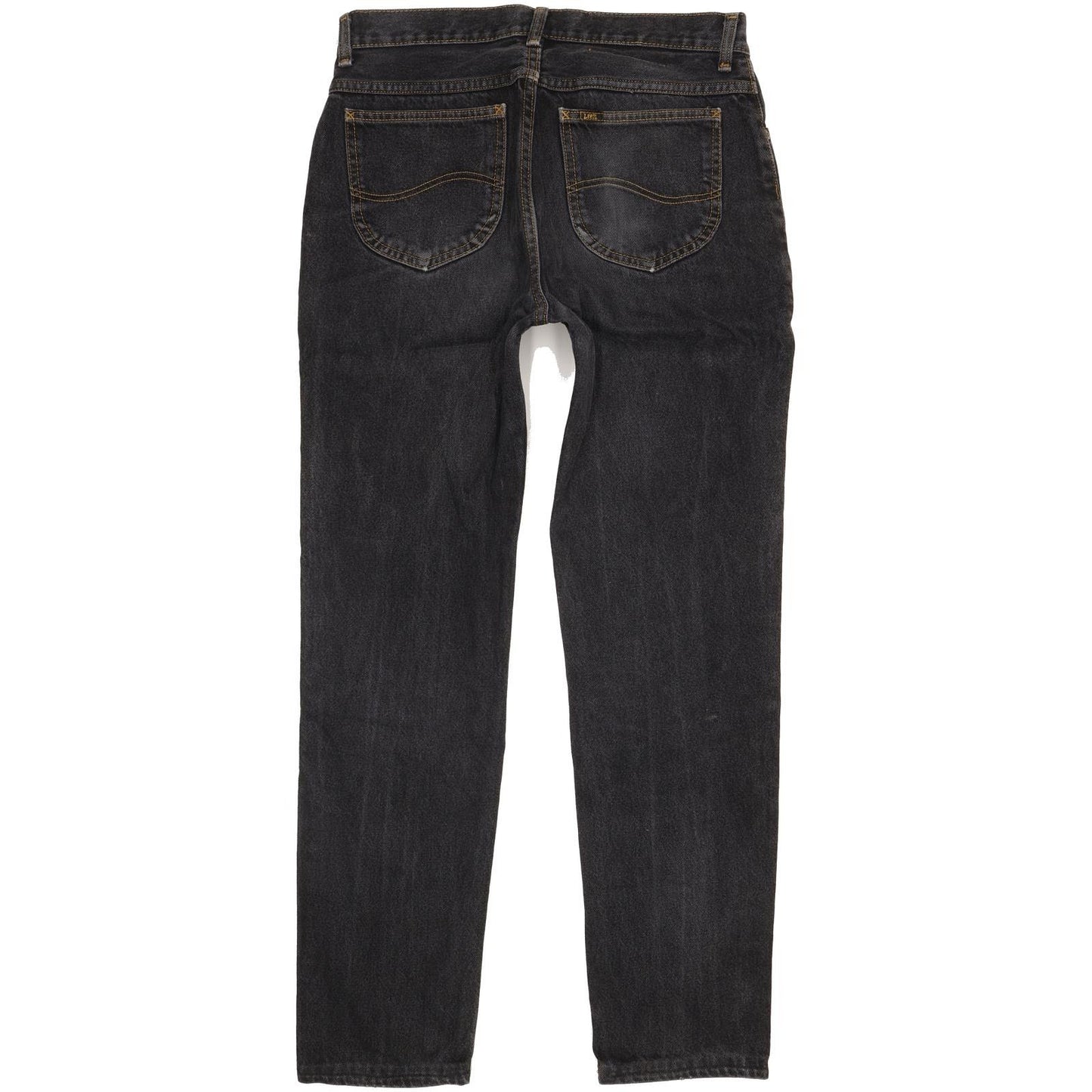 Lee Portland Men Black Tapered Regular Jeans W34 L31