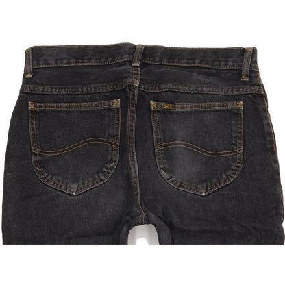 Lee Portland Men Black Tapered Regular Jeans W34 L31
