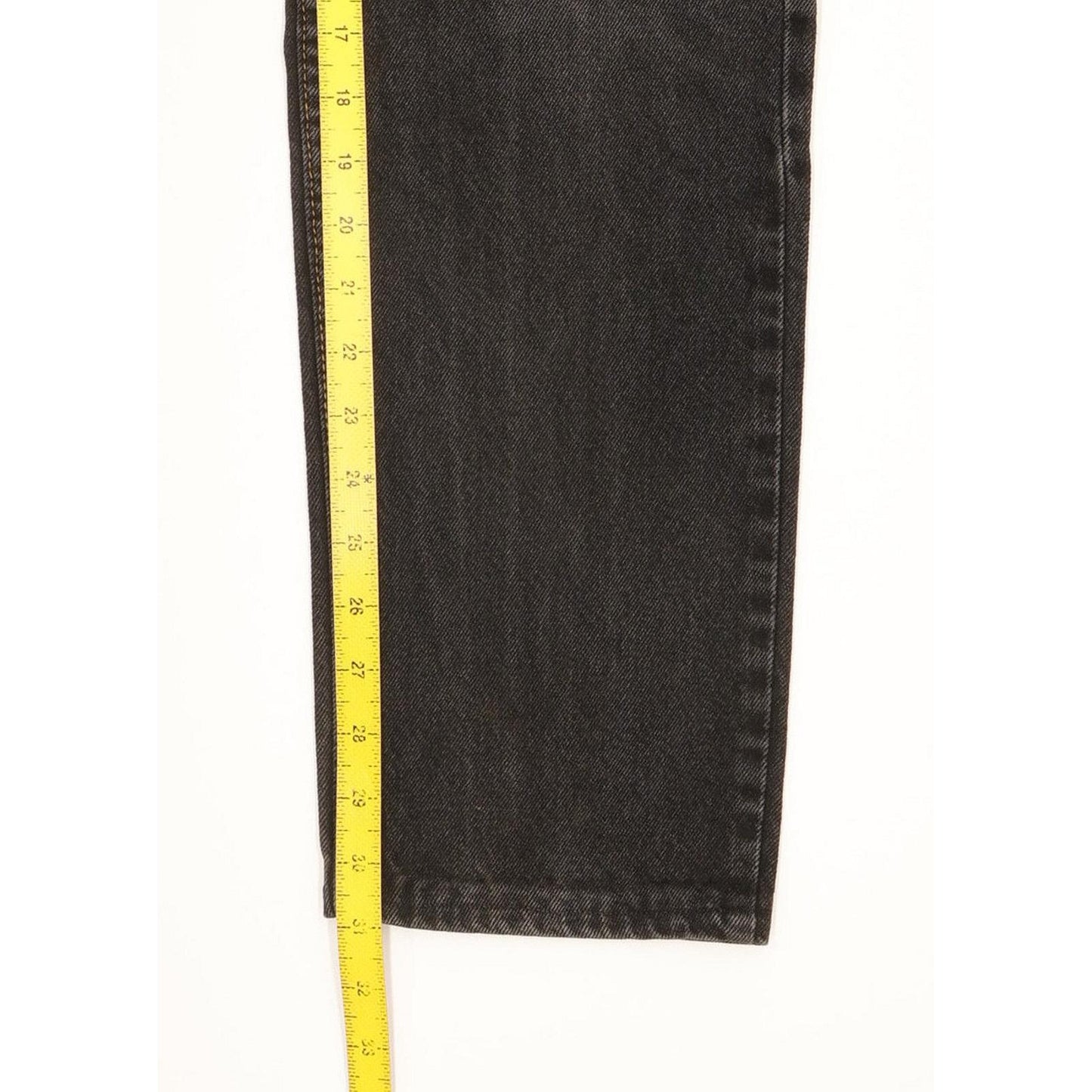 Lee Portland Men Black Tapered Regular Jeans W34 L31