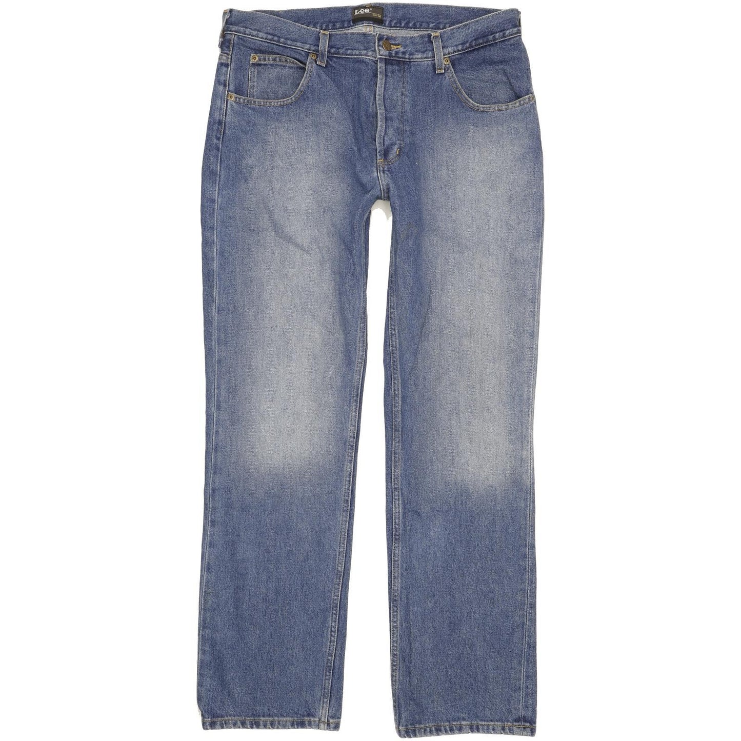 Lee Seattle Men Blue Straight Regular Jeans W36 L32