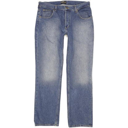 Lee Seattle Men Blue Straight Regular Jeans W36 L32