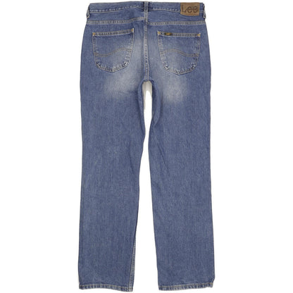 Lee Seattle Men Blue Straight Regular Jeans W36 L32