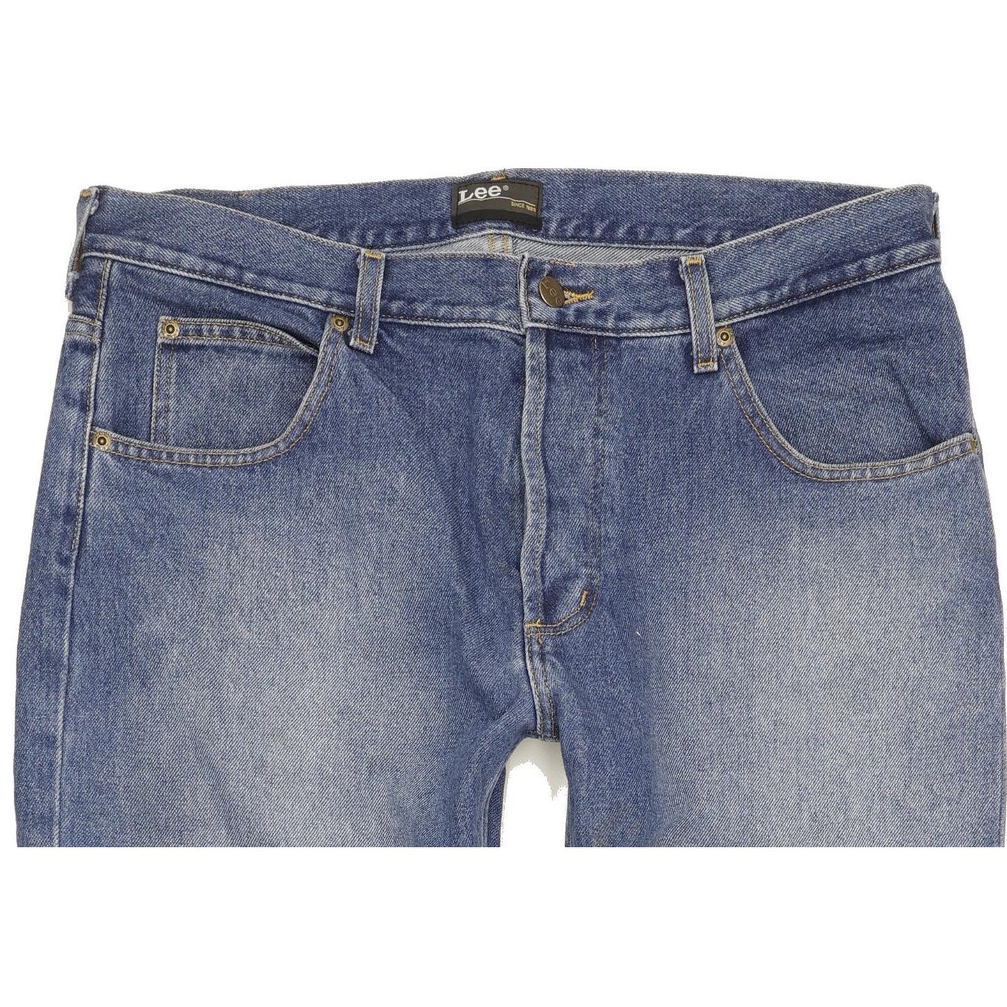 Lee Seattle Men Blue Straight Regular Jeans W36 L32