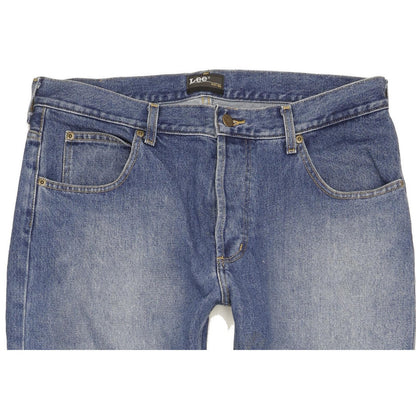 Lee Seattle Men Blue Straight Regular Jeans W36 L32