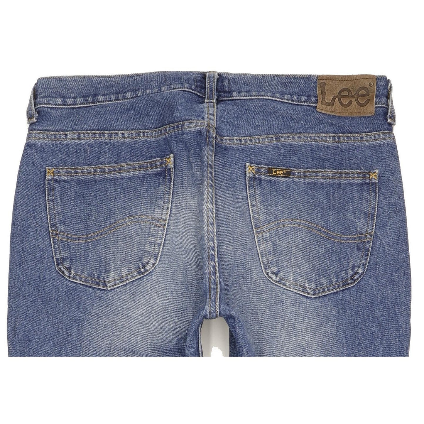 Lee Seattle Men Blue Straight Regular Jeans W36 L32