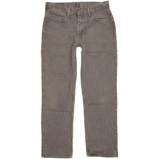 Levi's 514 Men Grey Straight Slim Jeans W33 L29