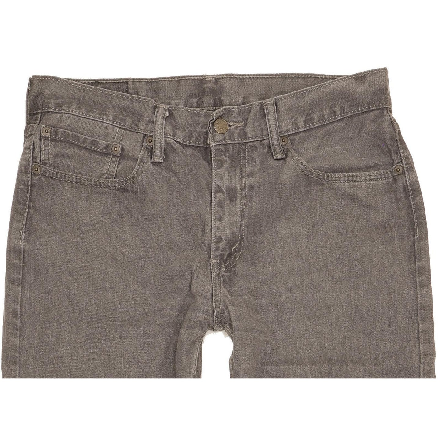 Levi's 514 Men Grey Straight Slim Jeans W33 L29