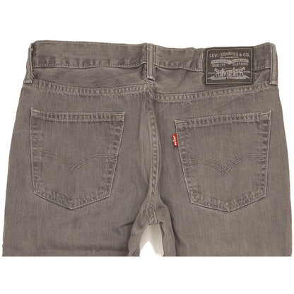 Levi's 514 Men Grey Straight Slim Jeans W33 L29