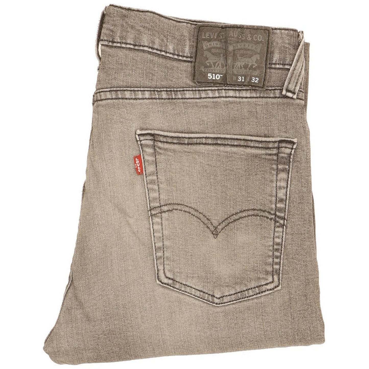 Levi's 510 Men Grey Skinny Slim Stretch Jeans W31 L28