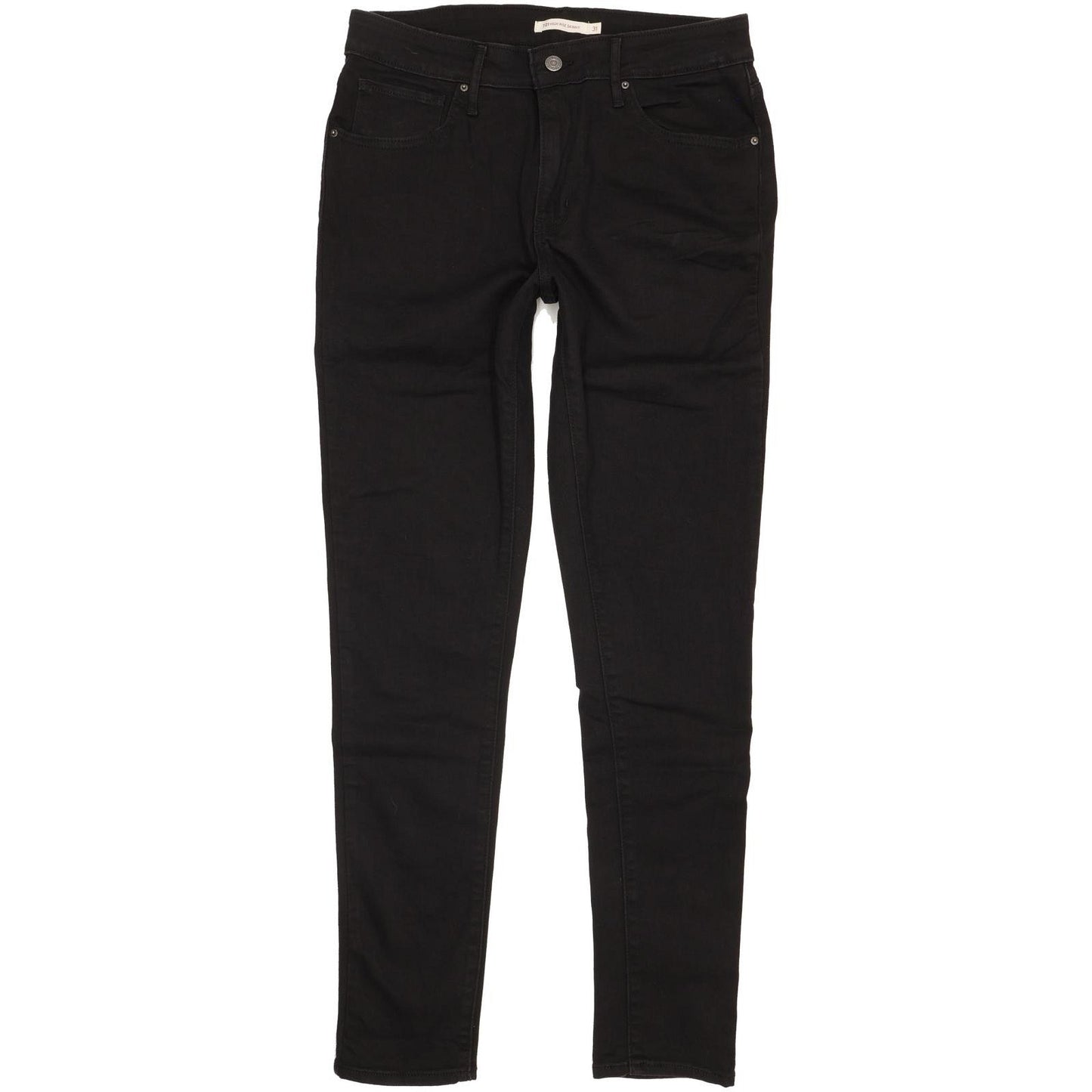 Levi's 721 Black Skinny Slim Stretch Jeans High Waisted W31 L32