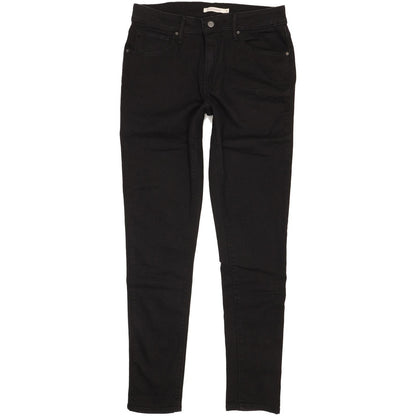 Levi's 721 Black Skinny Slim Stretch Jeans High Waisted W31 L32