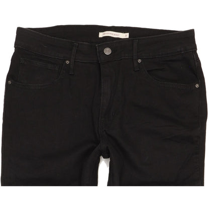 Levi's 721 Black Skinny Slim Stretch Jeans High Waisted W31 L32
