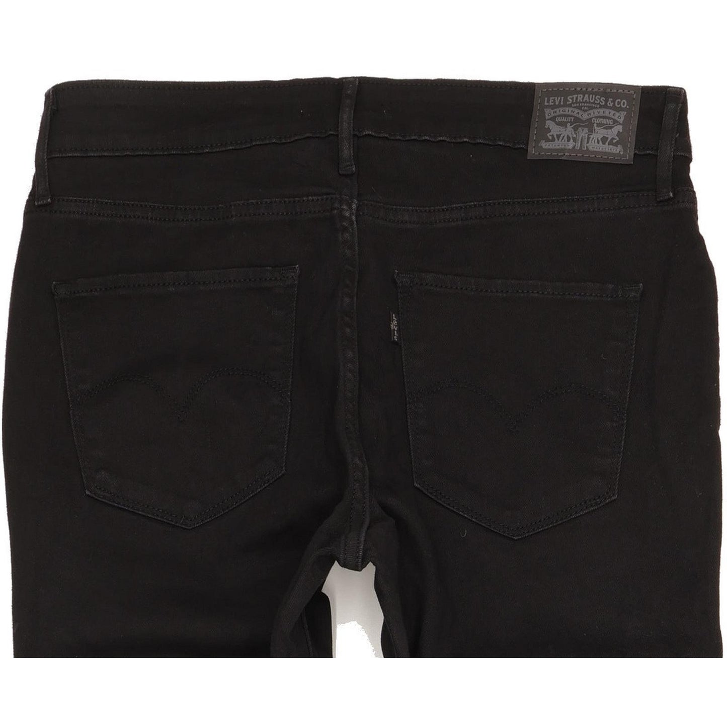 Levi's 721 Black Skinny Slim Stretch Jeans High Waisted W31 L32